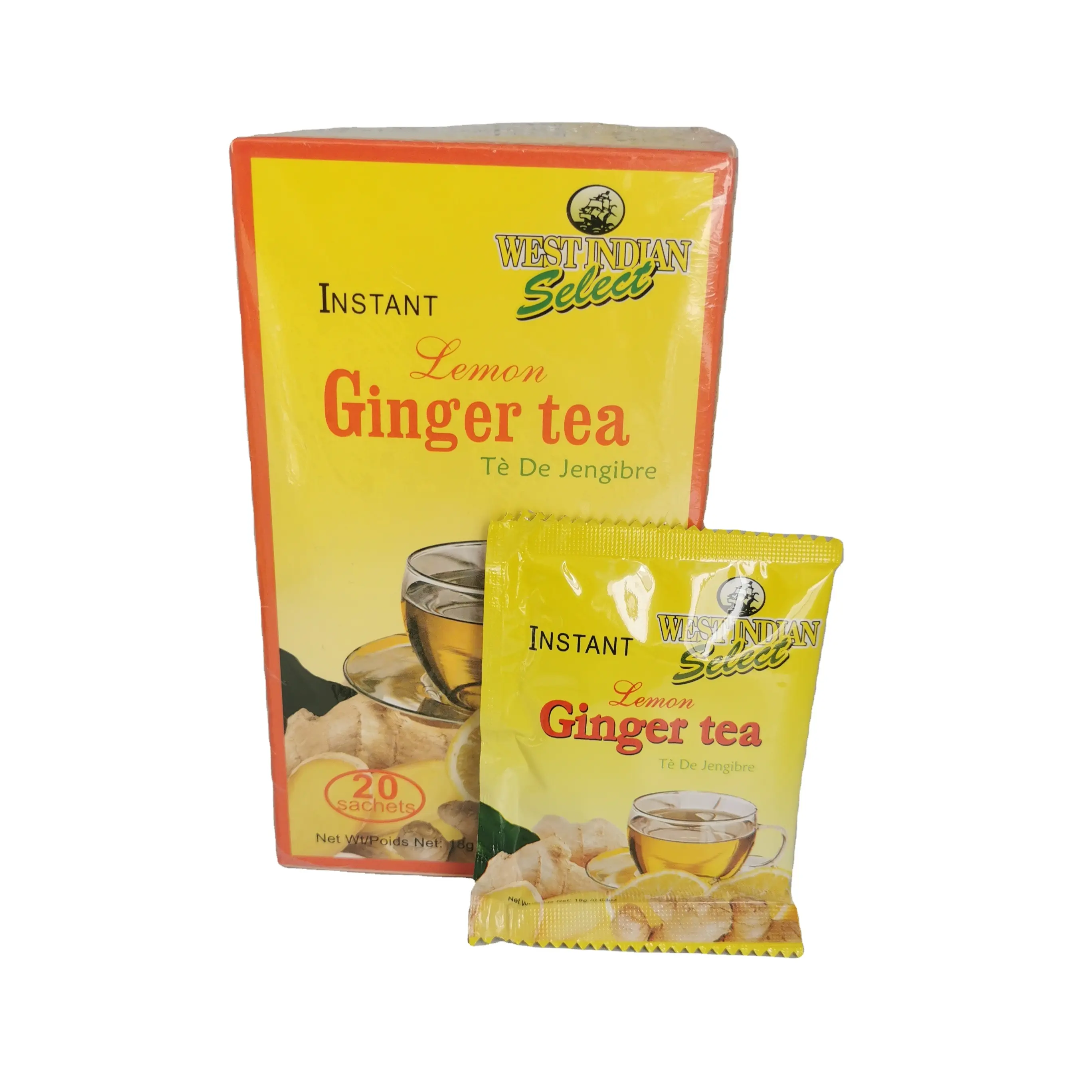 Tè allo zenzero cinese tè istantaneo allo zenzero al miele e limone