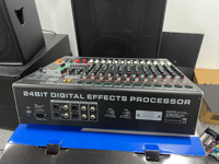 Console de mixage audio professionnelle SIVG 14 canaux avec 99 effets DSP, contrôleur DJ/équipement audio/amplificateurs/haut-parleurs