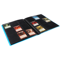 Mini classeur de collection en plastique PP à 9 pochettes pour cartes à collectionner et albums photo