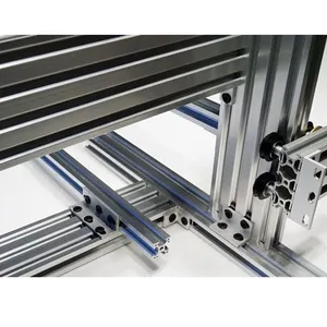 Varios marcos de perfil de aluminio para marco de máquina de producción