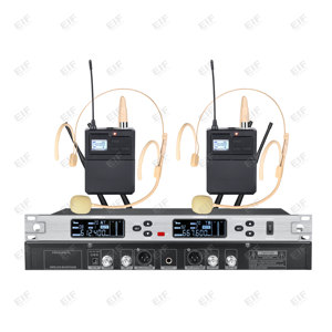 Micrófono Inalámbrico de Doble Canal MY-3500 con Batería AA, Banda de Frecuencia 610-670MHz, Conector XLR - Product Image 3