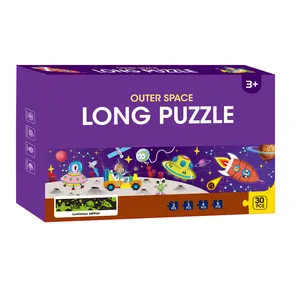 30pcs Glow up in the Dark Beautiful <strong>Space</strong> Jigsaw <strong>Puzzle</strong> Supplier for Kids - Product Image 1