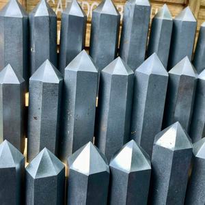 Torre de Cristal de Shungita Natural de Alta Calidad para Decoración y Regalo, Venta al por Mayor - Product Image 3