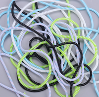 60cm couleurs câble de données manchon de protection printemps ficelle pour téléphone Android USB charge étui pour écouteurs couverture canette enrouleur