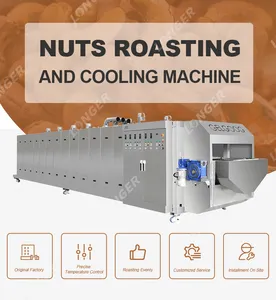 Mesin Panggang Kacang Roaster Komersial Kualitas Tinggi untuk Kacang dengan Cangkang