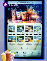 Distributeur automatique de thé au lait et de bubble tea avec bras robotique à 6 axes
