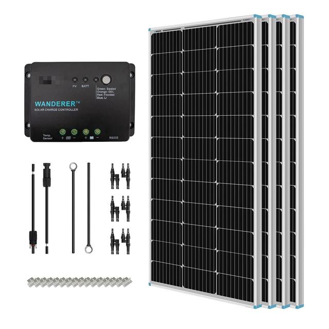 Factory Direct Sales 400W Solar Panel Solar Panels Battery Solar Panel Support Customization