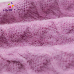 Fil fantaisie mélangé à la main en <span class=keywords><strong>alpaga</strong></span> brossé à l'air 3.3NM, fil spécial pour crochet et tricot, petits bobines en vrac, vente en gros - Product Image 4