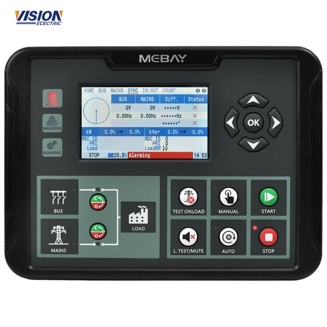 Diesel Engine Generator Auto Synchronizer Auto Start Control Panels DC110D