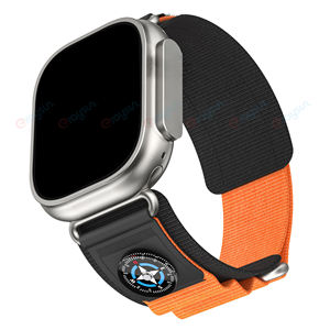 Moda per <span class=keywords><strong>Apple</strong></span> <span class=keywords><strong>Watch</strong></span> serie cinturino 10 9 8 <span class=keywords><strong>6</strong></span> 5 SE anello in Nylon 38mm 42mm 44mm 45mm elastico tessuto Sport cinturino Smartwatch da uomo - Product Image 6