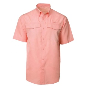 Fisherman's Sun Protection Doble bolsillo Abertura en la espalda Manga corta Uniforme de trabajo informal <span class=keywords><strong>Camisa</strong></span> de pesca para hombres - Product Image 1