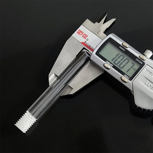 Klare Hochtemperatur-Quarz rohre mit Gewinde - Product Image 4