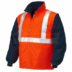 เสื้อกั๊กคอวีบุนวมสะท้อนแสงเพื่อความปลอดภัย - Product Image 1