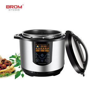 <span class=keywords><strong>Olla</strong></span> a Presión <span class=keywords><strong>Programable</strong></span> Multiusos de 8L con Control Digital Eléctrico, Carcasa de Acero Inoxidable y Revestimiento Antiadherente para Uso Doméstico - Product Image 3