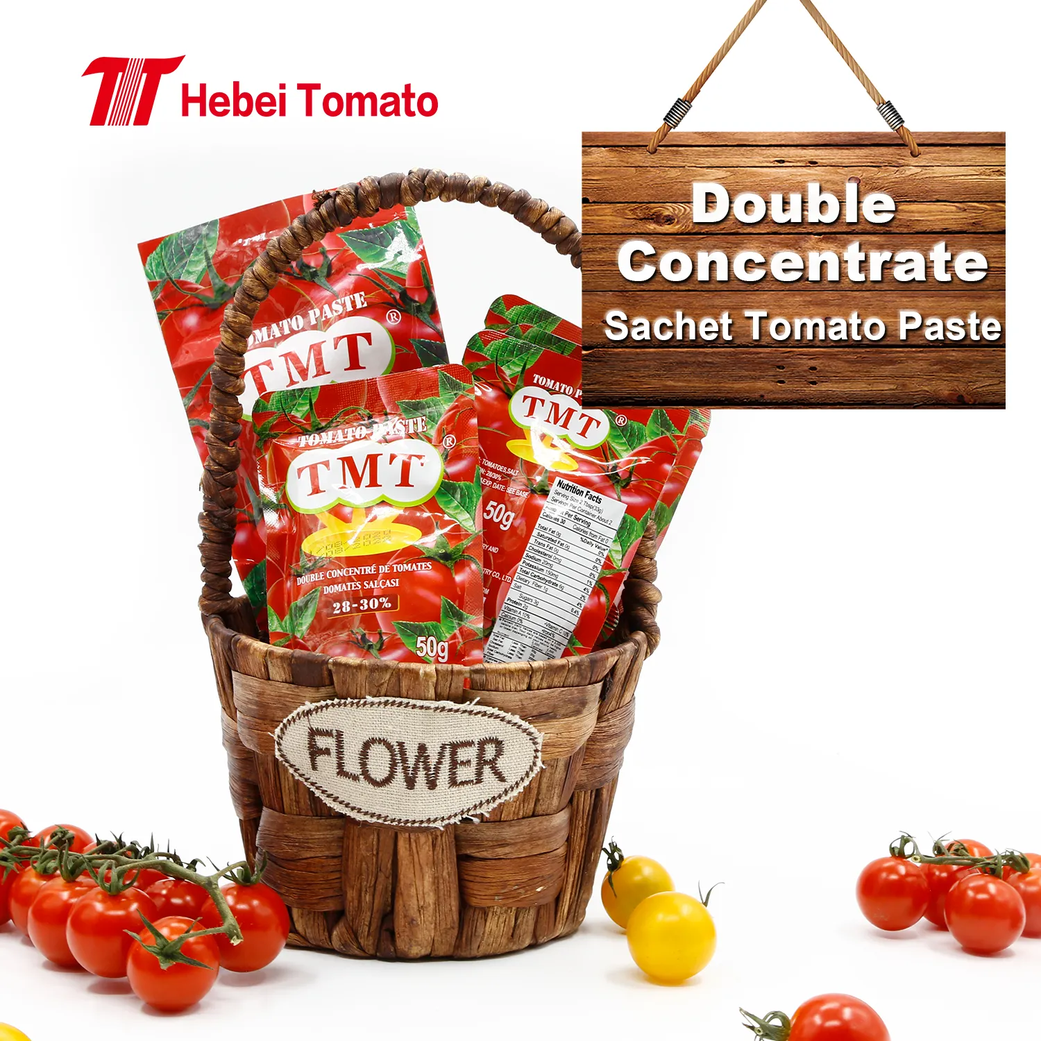 chinese food wholesale sachet tomato paste 50g 56g 70g factory first-hand price best taste for Africa