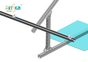 Kit de structure <span class=keywords><strong>solaire</strong></span> Fabricant de solution de ballast <span class=keywords><strong>Panneau</strong></span> <span class=keywords><strong>solaire</strong></span> pour toit plat <span class=keywords><strong>Support</strong></span> de montage incliné sur le toit - Product Image 4