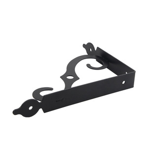 Support mural Juwoya en fer noir, 4 supports en L pour étagères et supports - Product Image 5