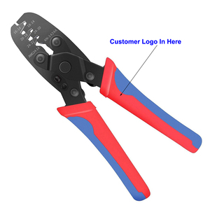 Outil de sertissage de bornes YUHANG OEM personnalisable en acier à haute teneur en carbone bleu, garantie 3 ans, 24-14 AWG, <span class=keywords><strong>pince</strong></span> à <span class=keywords><strong>sertir</strong></span> automobile DIY - Product Image 1