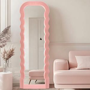 <span class=keywords><strong>Miroir</strong></span> d'injection HOMCO créatif moderne <span class=keywords><strong>grand</strong></span> <span class=keywords><strong>miroir</strong></span> à vagues irrégulières 3 couleurs <span class=keywords><strong>miroir</strong></span> décoratif pour la décoration intérieure - Product Image 1