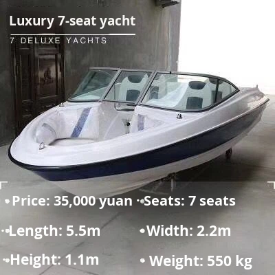 600 convertible speedboat 10 seats
