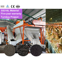 Usine de fabrication d'engrais en poudre de fumier de poulet CLASSY, ligne de production d'engrais organique granulaire