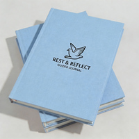 Carnet de Prières Quotidiennes Personnalisé A5 en Lin Rigide – Journal d'Affirmation, de Gratitude et de Soins Personnels – Planificateur de Manifestation – Cahier de Prières Imprimé