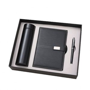 Professional Office <b>Gift</b> Set: Insulated Thermos, Leather Notebook & <b>Pen</b>, Corporate Business Present for Colleagues - Product Image 5