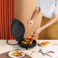 Zogifts Ménage Double face Chauffage Petit Déjeuner Maker Pancake Électrique Casserole Crêpes Et Crêpières