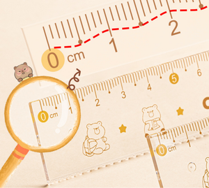 Set di sette righelli dritti in plastica a tema Capibara, lunghezza massima 25 cm, per scuola, ufficio, compleanno - Product Image 5