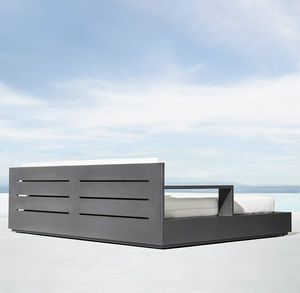 <span class=keywords><strong>Lit</strong></span> <span class=keywords><strong>de</strong></span> repos <span class=keywords><strong>double</strong></span> en aluminium <span class=keywords><strong>de</strong></span> style moderne pour l'extérieur, au bord <span class=keywords><strong>de</strong></span> la piscine, <span class=keywords><strong>lit</strong></span> <span class=keywords><strong>de</strong></span> soleil, <span class=keywords><strong>lit</strong></span> <span class=keywords><strong>de</strong></span> jour en métal pour hôtel, patio - Product Image 3