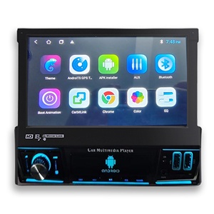 Autoradio1 Dàn Âm Thanh Nổi BT Đơn 7Inch Có Thể Thu Vào Với Gps Và Màn Hình Liên Kết Gương - Product Image 1