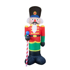 Modèle gonflable de Noël transfrontalier de 1,5 mètre avec LED lumineuses, elfe, décoration de cour pour les fêtes - Product Image 6