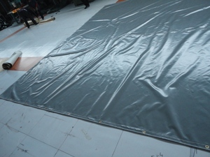 COUVERTURES et BÂCHES, 26' Diamètre Rond 15 Mil Polyéthylène Marbre Couverture terrain de sport <span class=keywords><strong>Maison</strong></span> Couvre-plaques - Product Image 5