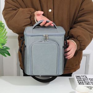Sac à lunch isotherme portable de grande capacité, personnalisé, imperméable et écologique - Product Image 4