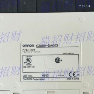   C200H-DA001 Unité D/A 1-5V 4-20mA 0-10V Équipement de contrôle industriel Fabriqué au Japon - Product Image 4