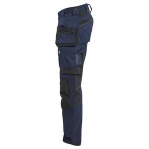 BLAKLADER - 175018328600D120 Pantalon Craftsman avec stretch Bleu marine foncé-PANTALON DE TRAVAIL EAN 7330509912027 - Product Image 3