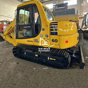 Mini-excavatrice d'occasion KOMATSU PC60 hydraulique modèle 2018, 6 tonnes, pompe à engrenages, roulement, stock de Shanghai - Product Image 3