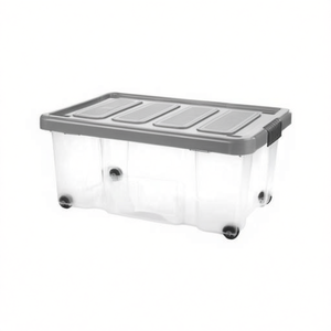Contenitore (43Lt) con ruote PUZZLE <b>BOX</b> Grafite 8035636AK5 - Product Image 2