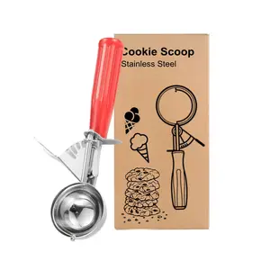 9 dimensioni Forma Per Grips di Trigger cucchiaio di Gelato cookie scoop con manico in plastica