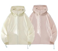 Nouvelle veste imperméable pour l'extérieur Logo personnalisé Upf Sun-Protection Light Men Sunshade Sun Protection Clothing for Women