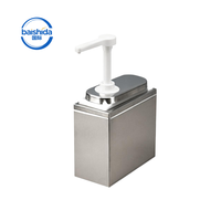 Distributeur de sauces et aliments Baishida XH en acier inoxydable PP, 1L 2L, pour comptoir, hôtel, restaurant, cuisine, buffet