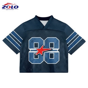 Jersey sepakbola negara bagian <span class=keywords><strong>Ohio</strong></span> kustom seragam sepak bola Amerika pakaian olahraga nyaman kualitas tinggi Jersey olahraga rugbi - Product Image 3