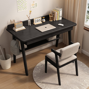 Solid Wood <b>Desk</b> 60cm Wide <b>Simple</b> Design For Home Student Bedroom Laptop Study - Product Image 3