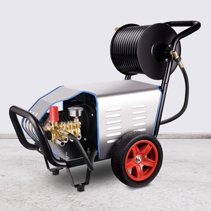 Nettoyeur à jet d'eau industriel triphasé 380V 280 bars 4000 PSI ultra-haute pression pour voitures, camions, magasins alimentaires et hôtels - Product Image 1
