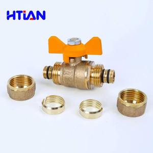 Kit de raccords de tuyauterie en laiton filetés : coudes, tés, manchons, bouchons pour raccordement de plomberie CE ISO9001 - Product Image 2