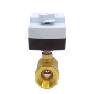 บอลวาล์วไฟฟ้า Hinler 15Nm แบบฟูลบอร์ สำหรับระบบทำความร้อน พร้อมระบบควบคุมแบบแมนนวลและอัตโนมัติ - Product Image 1