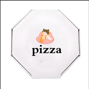 Tùy Chỉnh Cmyk In Ấn Tái Chế Giấy Carton Bao Bì Các Tông Màu Bánh <span class=keywords><strong>Pizza</strong></span> Hộp 18 Inch 12 Inch Octagon Bánh <span class=keywords><strong>Pizza</strong></span> Hộp - Product Image 2