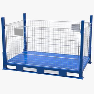 Customizable Foldable Steel <strong>Wire</strong> <strong>Mesh</strong> <strong>Containers</strong> for Warehouse Storage Square Hole Metal Screen Welded Cutting for Grocery Fence - Product Image 4