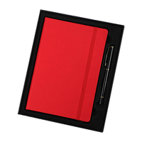 AI-MICH Vente Flash Carnet de Bureau Personnalisé avec Logo A5 en Cuir PU, Cadeau d'Affaires Promotionnel avec Stylo