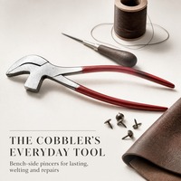 Pince à souder de cordonnier 8 pouces en acier au carbone, outil de maroquinerie et de fabrication de chaussures, personnalisable OEM
